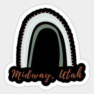 Midway Utah Sticker